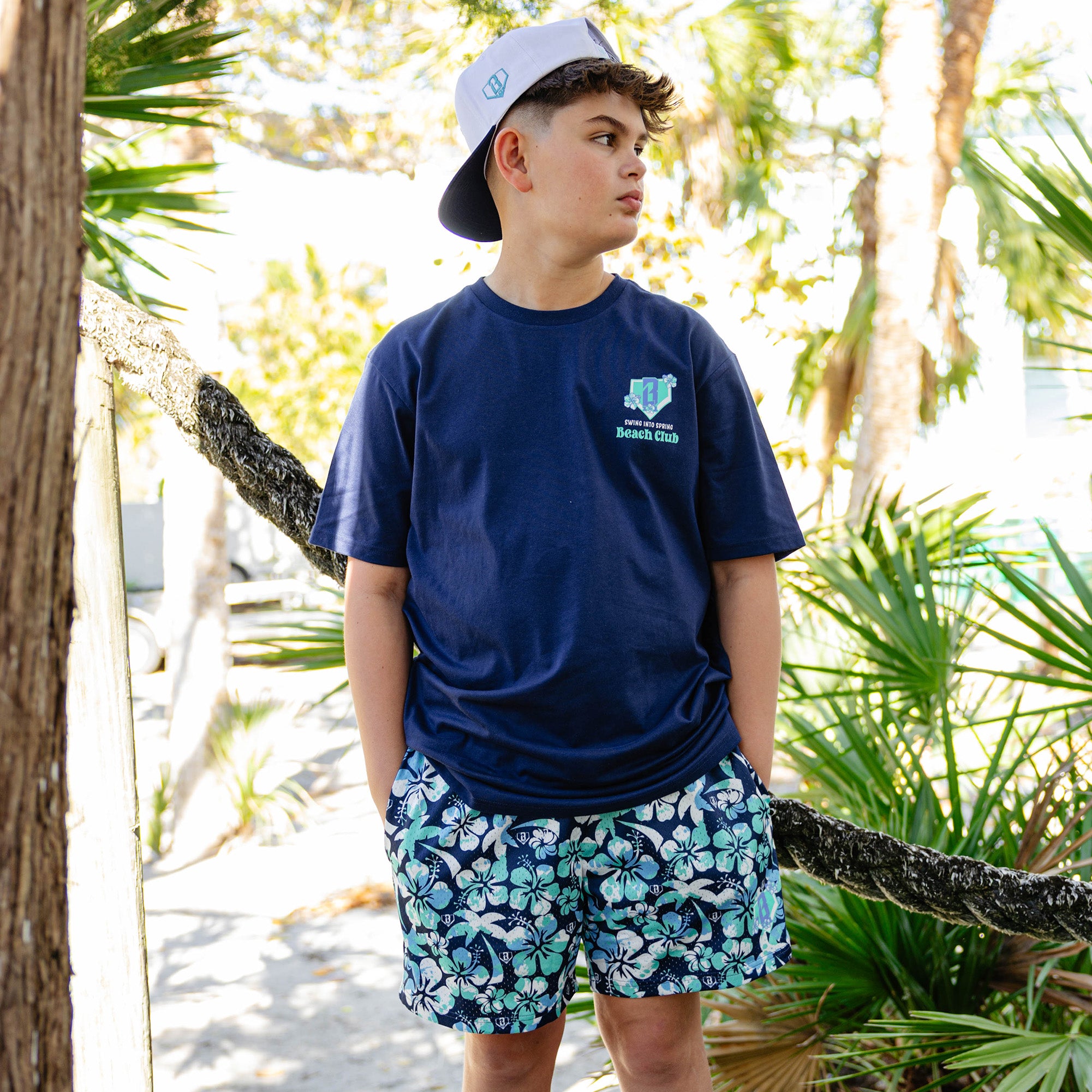 Petal Play Beach Club Youth Tee - Image 5