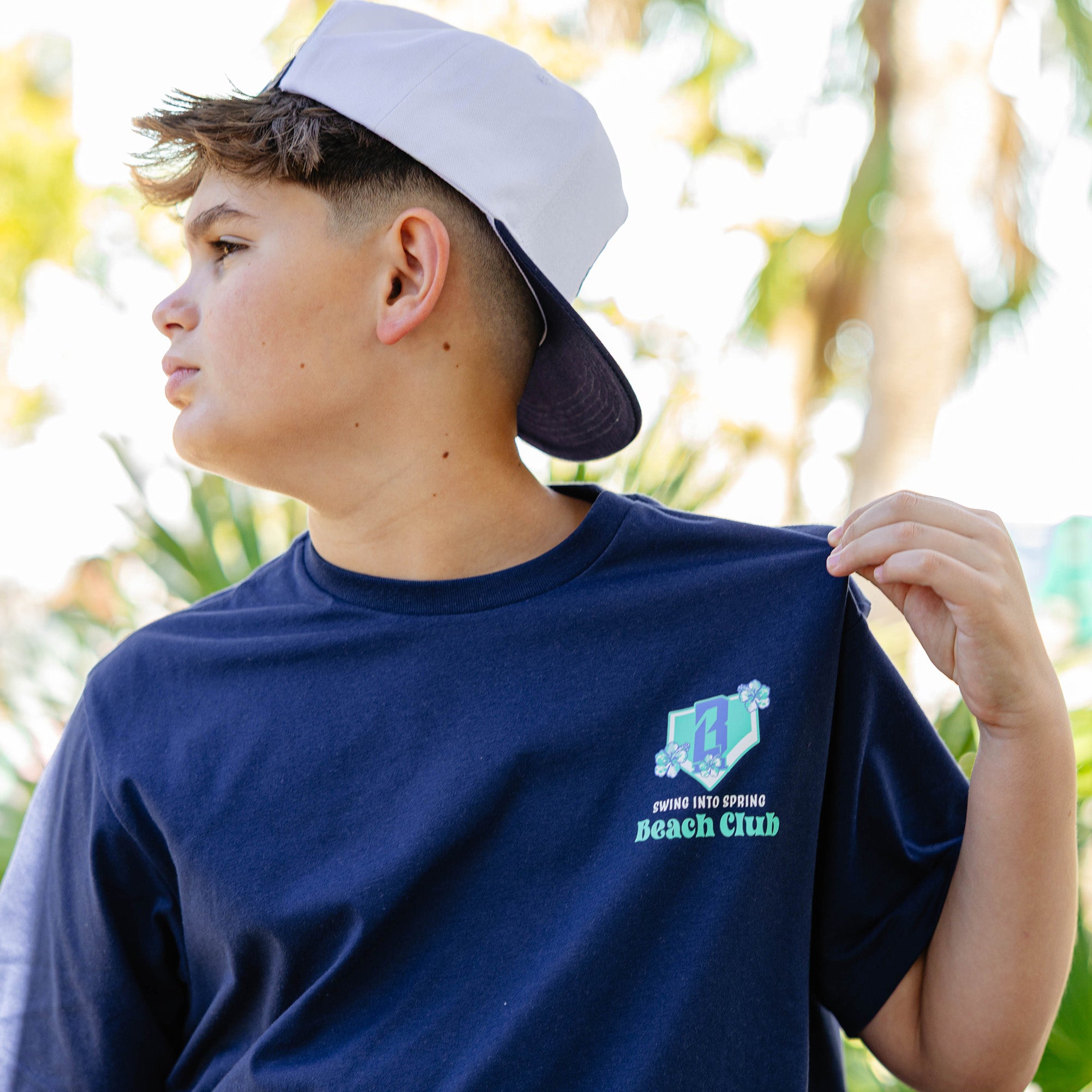 Petal Play Beach Club Youth Tee - Image 4