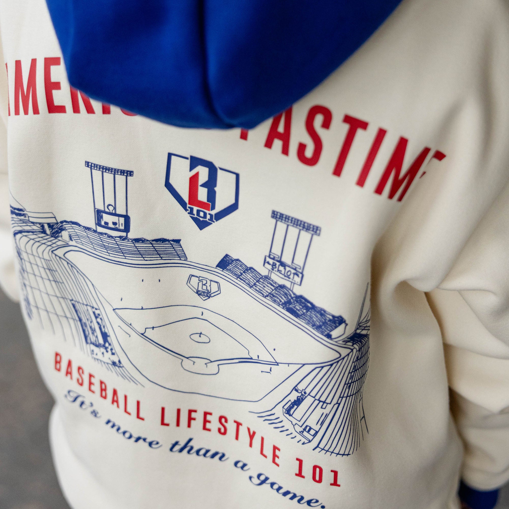 Stadium Youth Hoodie - Bone - Image 7