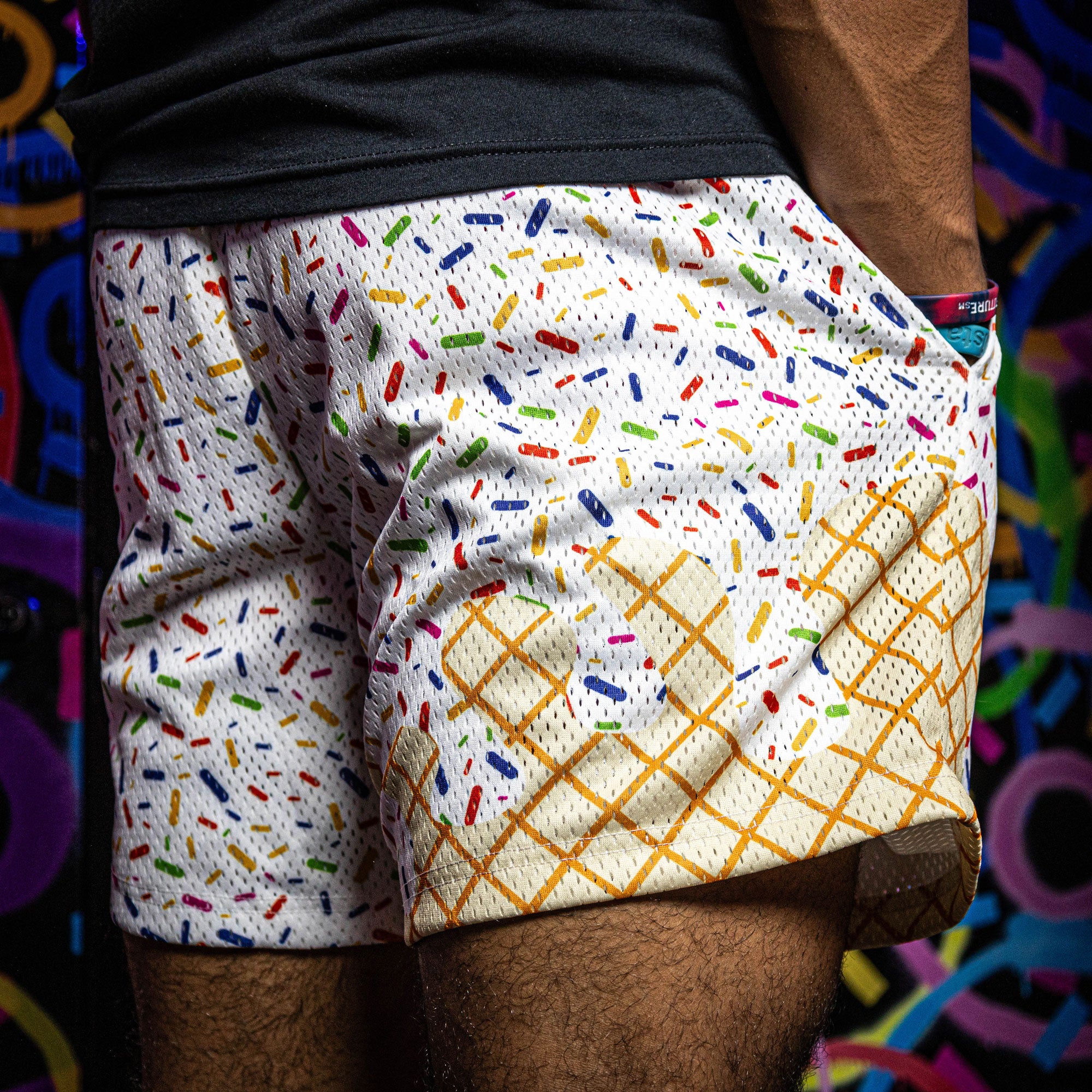 Ice Cream Youth Shorts - Vanilla - Image 3